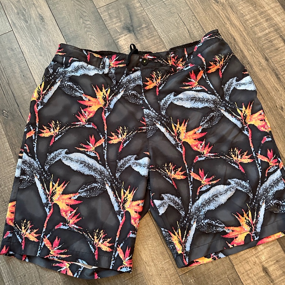 Tommy Bahama Relax Men's Multicolor Mesh Lined XL Swim Board Beach Shorts Floral